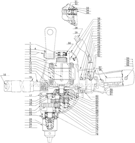 Part Location Diagram of 54483-00 DeWALT Switch,Trigger